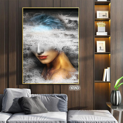 Figure Head Portrait Oil Painting and Mural Decorative Painting Photo Frame Cloth Painting Decorative Calligraphy and Painting Hanging Painting Abstract Sofa Bedside