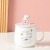 Hot Cartoon Ceramic Cup Cute Bear Mug with Cover with Spoon Coffee Cup Creative Glass