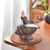 Ywbeyond Indoor Decoration  Ceramic Censer Conch Sea snail backflow incense burner holder