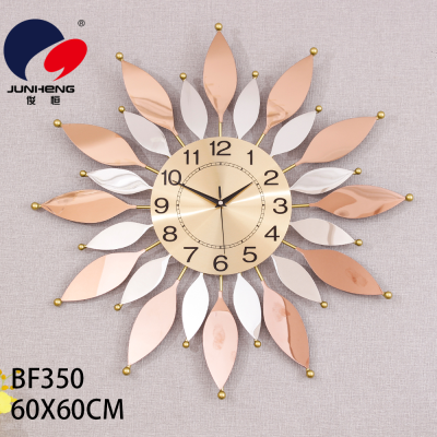 Nordic Light Luxury Creative Wall Clock Dining Room/Living Room Pocket Watch Personality Quartz Clock Noiseless Clock Modern Minimalist Clock