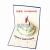 Birthday Greeting Card Three-Dimensional Cake Card 3D Korean Creative Gifts Gifts Retro Blessing Handmade Small Card Business