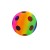 New Rainbow Football Small Basketball Pat Ball Fitness Rainbow Ball Inflatable Elastic Ball Luminous Children's Toy Stall