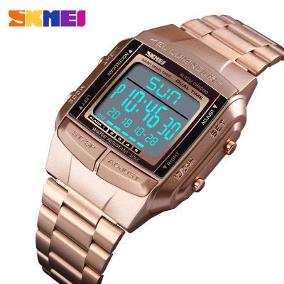 Skmei Fashion Trendy Multi-Functional Men's Watch Southeast Asia Hot Sale Waterproof Sports Business Electronic reloj