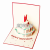 Birthday Greeting Card Three-Dimensional Cake Card 3D Korean Creative Gifts Gifts Retro Blessing Handmade Small Card Business