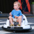 Children's Electric Car Bumper Car Baby Remote Control Four-Wheel Kids Novelty Intelligent Electric Light-Emitting Toy Car Stroller