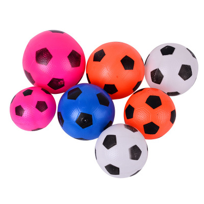 New Children's Parent-Child Interaction Small Football 16cm Pat Ball Wholesale Inflatable Toys Rubber Ball Children's Small Basketball