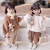 Winter Clothes for Boys and Girls Furry Sweater Winter Children's Clothing Children Young and Little Girls Bear plus Velvet Thickened Furry Sweater Suit