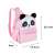 New Cartoon Cute Backpack Children's Panda Sequined Pu Backpack Student Girl Single-Shoulder Bag