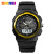 Skmei Double Display Sports Multi-Functional Men's Watch 3-Time Waterproof Luminous Pointer Electronic Watch reloj