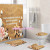 New Four-Piece Shower Curtain Floor Mat Home Bathroom Floor Mat Matching Shower Curtain Toilet Combination Mat 