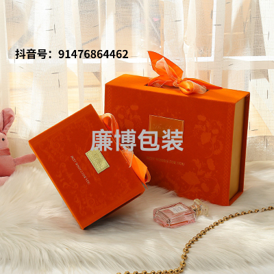 New Portable Wedding Creative Gift Box European Wedding Hand Gift Box Wedding Bridesmaid Gift Flannel Wedding Candies Box