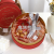 European-Style Portable Creative Wedding Candies Box Gift Box Christmas Candy Box round Flocking Gift Box