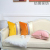 2021 New Couch Pillow Affordable Luxury Style Back Cushion Suede Rolled Two-Tone Square Fashion Pillow