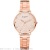 New Korean Style Women's Steel Belt Quartz Watch Carved Fashion Simple Watch Wish Popular