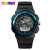 Skmei Double Display Sports Multi-Functional Men's Watch 3-Time Waterproof Luminous Pointer Electronic Watch reloj