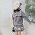 Autumn and Winter Girls' Korean-Style Knitted JK Preppy Style Cute Bear Embroidery Long-Sleeved Cardigan Pleated Skirt Two-Piece Set