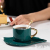Hot Selling Light Luxury Gold Coffee Set Creative Mug Nordic Style Water Cup
