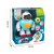 Electric Smart Robot Toy With Sound And Light,Education Children Babies Cartoon Style Mini Walking Toy Robot For Baby