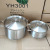 Export to Japan South Korea Double Bottom Stainless Steel Pot Milk Pot Soup Pot Frying Pan Gift 304 Stainless Steel Non-Stick Pan