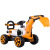 Children's Electric Excavator Engineering Vehicle Boys and Girls Toy Car Can Sit and Ride Large Size Hook Machine Excavator Full Electric