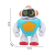 Electric Smart Robot Toy With Sound And Light,Education Children Babies Cartoon Style Mini Walking Toy Robot For Baby