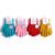 Spot Rice Grain Strawberry Twill Autumn and Winter Finger Gloves Double Jacquard Striped Student Children Warm Gloves