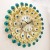 Yihong clock wall clock craft clock craft wall clock Art clock iron clock Peacock clock home decoration arts and crafts