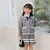 Autumn and Winter Girls' Korean-Style Knitted JK Preppy Style Cute Bear Embroidery Long-Sleeved Cardigan Pleated Skirt Two-Piece Set