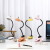 Factory Direct Sales Rabbit Corner Metal Table Lamp with Clamp Bedroom Table Lamp Small Night Lamp USB Rechargeable Desk Lamp