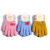 Spot Twill Autumn and Winter Finger Gloves Mink Hair Screw Strawberry Double Jacquard Striped Students Warm-Keeping Gloves