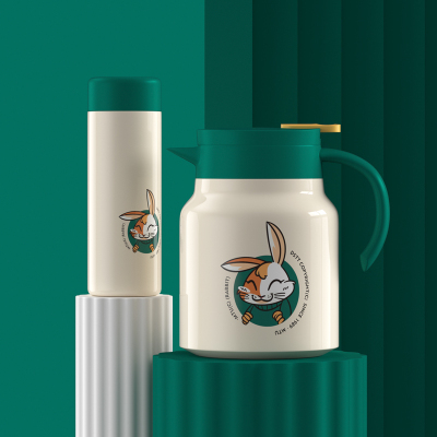 Name: Doushitaitai MTU Adorable Rabbit Series Drinking Set
Product Capacity: Cup 180ml + Pot 1000ml