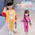 Girls' Baby Autumn Sports Suit 2021 New Korean Style Children Fashion Children Spring and Autumn Internet Hot Two-Piece Suit