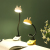 Factory Direct Sales Rabbit Corner Metal Table Lamp with Clamp Bedroom Table Lamp Small Night Lamp USB Rechargeable Desk Lamp