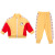 Girls' Baby Autumn Sports Suit 2021 New Korean Style Children Fashion Children Spring and Autumn Internet Hot Two-Piece Suit