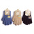 New Style Twill Winter Children's Gloves Finger Gloves Double Jacquard Striped Cute Student Warm Gloves