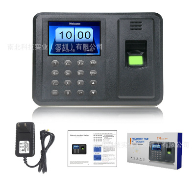 Fingerprint-Free Software Attendance Statistics Fingerprint Password Multi-Function Attendance Machine Fingerprint Time Recorder Factory Direct Sales