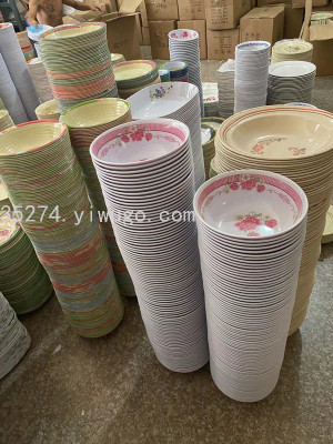 Factory Direct Sales Melamine Inventory Large Amount of Melamine Inventory Low Price Processing Running Rivers and Lakes Stall Hot Sale