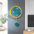 Yihong clock wall clock craft clock craft wall clock Art clock iron clock Peacock clock home decoration crafts watch