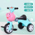 Children's Tricycle Bicycle Foldable Music Light 3-5 Years Old Bicycle Stroller Children Toy Car Wholesale