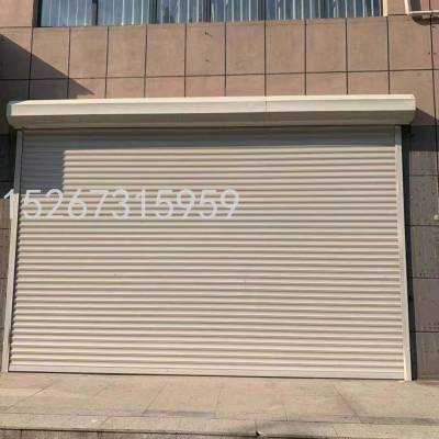 Roller Shutter Factory Ferroaluminium Roller Shutter White Double Layer Garage Roller Shutter