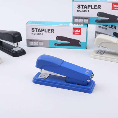 Lidemei Office Effortless Stapler No. 12 Simple Stapler Large and Small Metal Trolley Household Bookbinding Machine