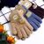 New Style Twill Winter Children's Gloves Finger Gloves Double Jacquard Striped Cute Student Warm Gloves