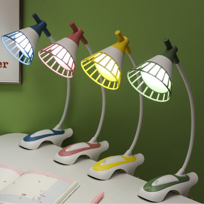 Clip Charging Lamp Touch Creative Learning Reading Children Clip-on Student Dormitory Desk Badminton Light Night Light