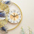 Yihong clock wall clock craft clock craft wall clock Art clock iron clock Peacock clock home decoration arts and crafts