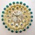 Yihong clock wall clock craft clock craft wall clock Art clock iron clock Peacock clock home decoration arts and crafts