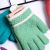 Spot Double-Layer Jacquard Striped Student Children's Warm Gloves Cashmere-like Striped Children's Gloves Factory Direct Supply