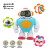 Electric Smart Robot Toy With Sound And Light,Education Children Babies Cartoon Style Mini Walking Toy Robot For Baby