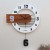 Yihong clock wall clock craft clock craft wall clock Art clock iron clock Peacock clock home decoration crafts watch