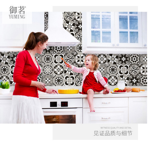 Girl‘s Room Layout Wall Stickers Bedroom Tile Sticker Decoration Wall Paper Net Red Girl Bathroom Floor Stickers in