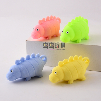 Cute Vent Ball Dinosaur Squeezing Toy TPR Pressure Reduction Toy Children Hand Pinch Animal Squeeze Flour Ball Wholesale